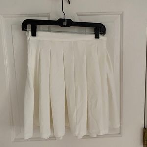 White Tennis Skirt